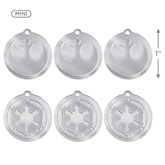 New! Star Wars Metal Rebels vs. Empire Hallmark Keepsake Christmas Ornament Set - Picture 3 of 5